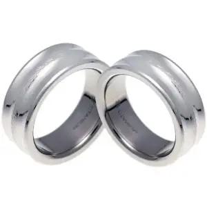 T-044 CO 티타늄 커플링 반지 이니셜무료 무료배송 맞춤제작 평생AS