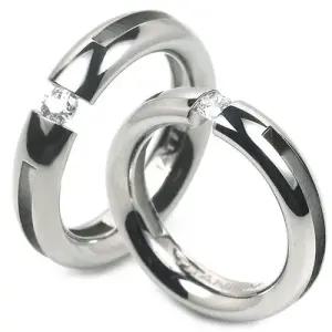 T-718 CE 티타늄 커플링 반지 이니셜무료 무료배송 맞춤제작 평생AS