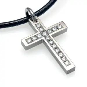 TSP-7029 티타늄 십자가 펜던트 목걸이 무료배송 평생AS