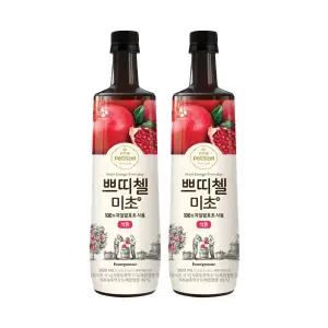 [소비기한 임박] 쁘띠첼 미초, 석류, 900ml, 2개