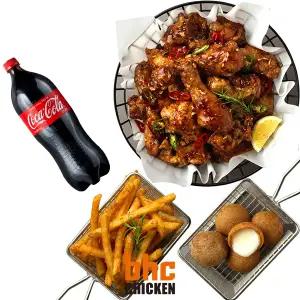 [BHC] 맛초킹+케이준프라이+치즈볼+콜라1.25L