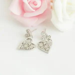 ONM 쥬얼리 오드 큐빅 드롭귀걸이 악세사리 드롭이어링 폭