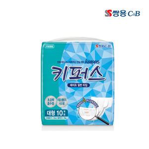 쌍용 키퍼스 성인용기저귀 겉기저귀 테이프 일반 대형 10매x4팩 (40매)