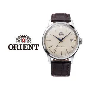 오리엔트 밤비노 Bambino 크림 남성 클래식 오토매틱 가죽 패션 시계 RA-AC0M04Y30B