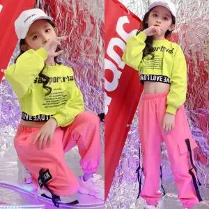 [삐삐네옷가게] 여아 주니어 연두크롭 상의 나시 트레이닝 봄가을 3종