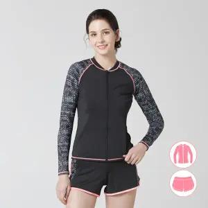 베이직엘르 여성인 집업 래쉬가드 상/하의 BEL-S209K/BEL-S208K