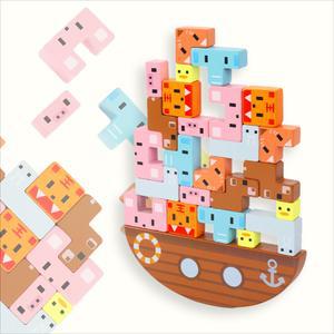 애니멀 테트리스 젠가 보드게임 동물 균형잡기 블럭 쌓기 밸런스 놀이