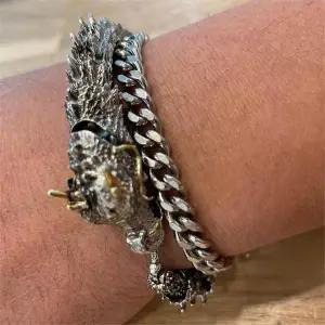 [오노마] ONM 남성 악세사리 바이커 드래곤 용 팔찌 (S9923731)