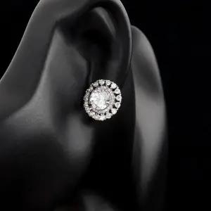 [셀러허브]여자 라운드 큐빅 럭셔리 귀걸이 귀걸이 (S13353280)