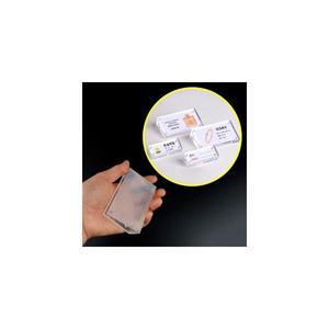 고급 아크릴 투명 가격표 경사형 POP 꽂이 스탠드 라벨 홀더 자석 베이커리 호텔 백화점