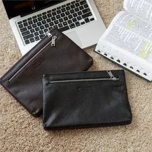 [셀러허브][라일리] Rly 직장인 출근패션 가벼운 서류가방 가죽 지퍼 클러치백 (S9553866)