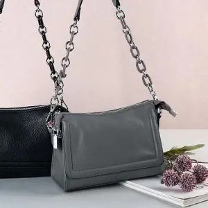 [셀러허브][라일리] Rly 여성용가죽핸드백 체인크로스여자크로스백 그레이 (S9513195)