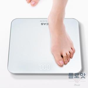 LED 화이트 체중계 자동전원 가정 몸무게 정밀 저울