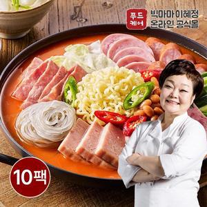 [빅마마이혜정공식몰]빅마마이혜정 신나는 부대찌개 600g x 10팩