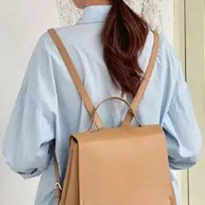 [셀러허브][라일리] Rly 여성 직장인 백팩 데일리 대학생 소가죽 캐주얼가방 (S9547138)