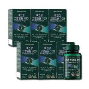 메가포텐 뼈건강 코랄칼슘 700 마그네슘 아연 비타민D + K x 6병 6개월분 칼마디 K 칼마디아 칼슘제