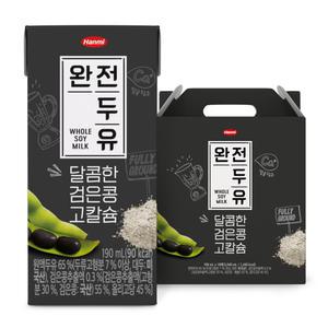 한미 완전두유 달콤한 검은콩 고칼슘 190ml 16팩
