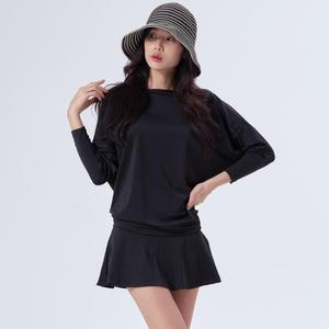 여성 루즈핏래쉬가드 긴팔 수영복 상의 빅사이즈 오버핏 비치웨어 커버업 스윔웨어 비치 캐리비안베이 워터파크 임산부 엄마수영복 휴양지룩 가오리핏