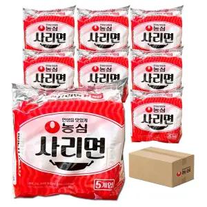 [농심] 농심 행사 사리면 40봉  1박스 라면사리