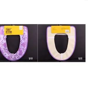 극세사 변기커버 O형 장미  W8A2DCC