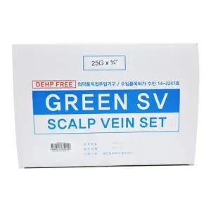 두원 나비침 25G 3/4 스칼프니들 1통/100개