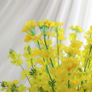 할메이드 생화같은 조화 꽃 hf38 유채꽃 3p