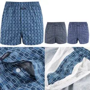 [트라이]트라이 면100 남자 트렁크팬티 그물망 분리트렁크 사각 3매 세트