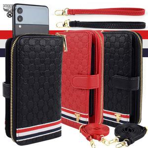 NLC-02 지퍼 지갑형 전기종 핸드폰 케이스 카드 수납 다이어리 슬라이드 갤럭시 노트 S A 공용 폰케이스