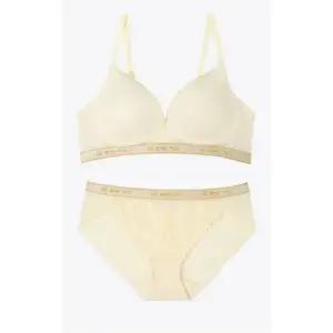 [롯데백화점]예스 버터 옐로우 브라렛 노와이어형 레이스몰드 브라  팬티 세트YSWBZA13YSWPZA13