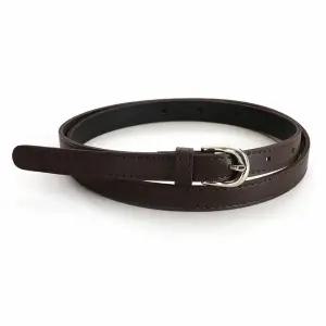 [하프클럽/샵앤]베이직 은장버클 여성 원피스 정장바지 패션 슬림 벨트 TU-WBT-0613