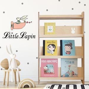 [꼬메모이]리틀라핀 슬림형전면책장