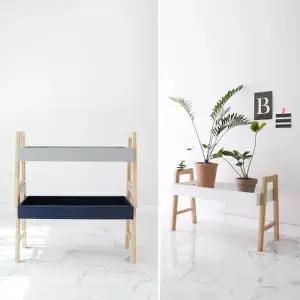 [텐바이텐][벤트리] 원목 트레이 수납선반 4color (택1)