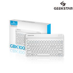 긱스타 블루투스 미니키보드, GEEKSTAR GBK100 화이트