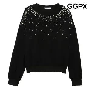 [GGPX] 진주 포인트 맨투맨 티셔츠 (GO9TS003F)