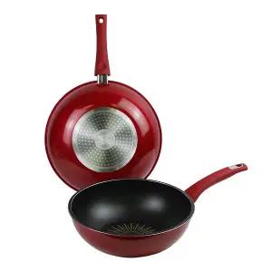 [퀸센스]새롬 인덕션 겸용 궁중 IH 볶음용 깊은 튀김냄비 프라이팬 웍 26cm