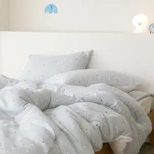 [데일리라이크](김해점)[~2/15일까지 SSG 특가]  촉감극찬 에어리 모달 사계절 차렵이불 - 02 다우니 비숑