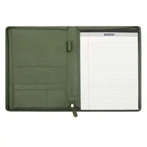이노웍스 A4 패드커버 마르카토 올리브-라지 지퍼) 이노웍스바인더 패드노트 노트커버