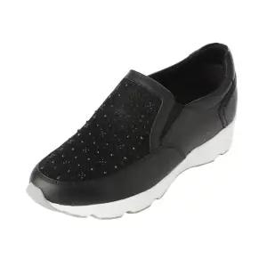 [엘칸토]엘칸토 HC06 여성 큐빅 스니커즈 블랙 LCWC10U41319 (19740181)