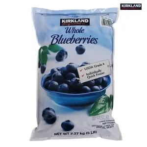 코스트코 커클랜드 시그니처 냉동 블루베리 2.27kg 대용량 냉동과일 스무디