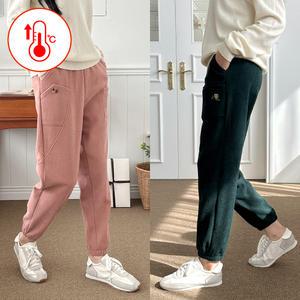 모렉스 여성 골덴 건빵 조거 트레이닝 바지 플리스 기모 밴딩 고무줄 팬츠 342