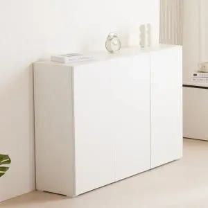 이븐 1200 와이드 수납장 E0 LPM 슬림 여닫이 선반장_HH0002