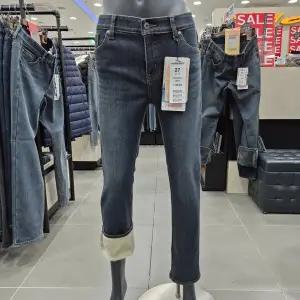 [잠뱅이] 여자 겨울 양모 스트레이트 청바지 AO4DIG762_JJ