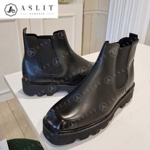 스퀘어토 남성 통굽 겨울 첼시 앵클 부츠