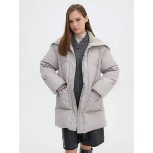 [올리브데올리브](하남점)니트 카라 아웃 포켓 구스 다운 점퍼 OP4WMA62