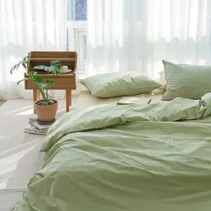 호텔침구 양면 60수 고밀도 이불커버 누빔 단품 퀸(Q)