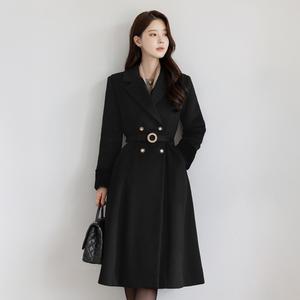 [시크라인] (~XXL까지) 위트락 퍼 커프스 포인트 울 코트 겨울 코디 오피스룩 하객룩 연말룩 모임룩 파티룩 빅사이즈