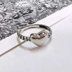 ONM 순은반지 오롯한하트 프리사이즈 925실버