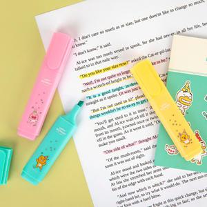 카카오프렌즈 해피모먼트 마일드 형광펜 3색 세트 4200