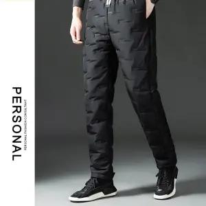 겨울 남자 방한 방풍 심플 밴딩 패딩 조거 바지 SD-PTW-SURD157