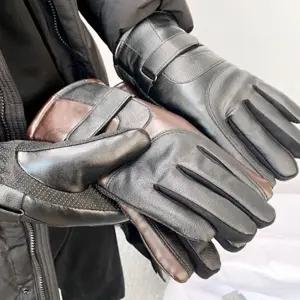 남성 가죽 장갑 핸드폰터치 골프 등산 스포츠 방한 방수 발열장갑
